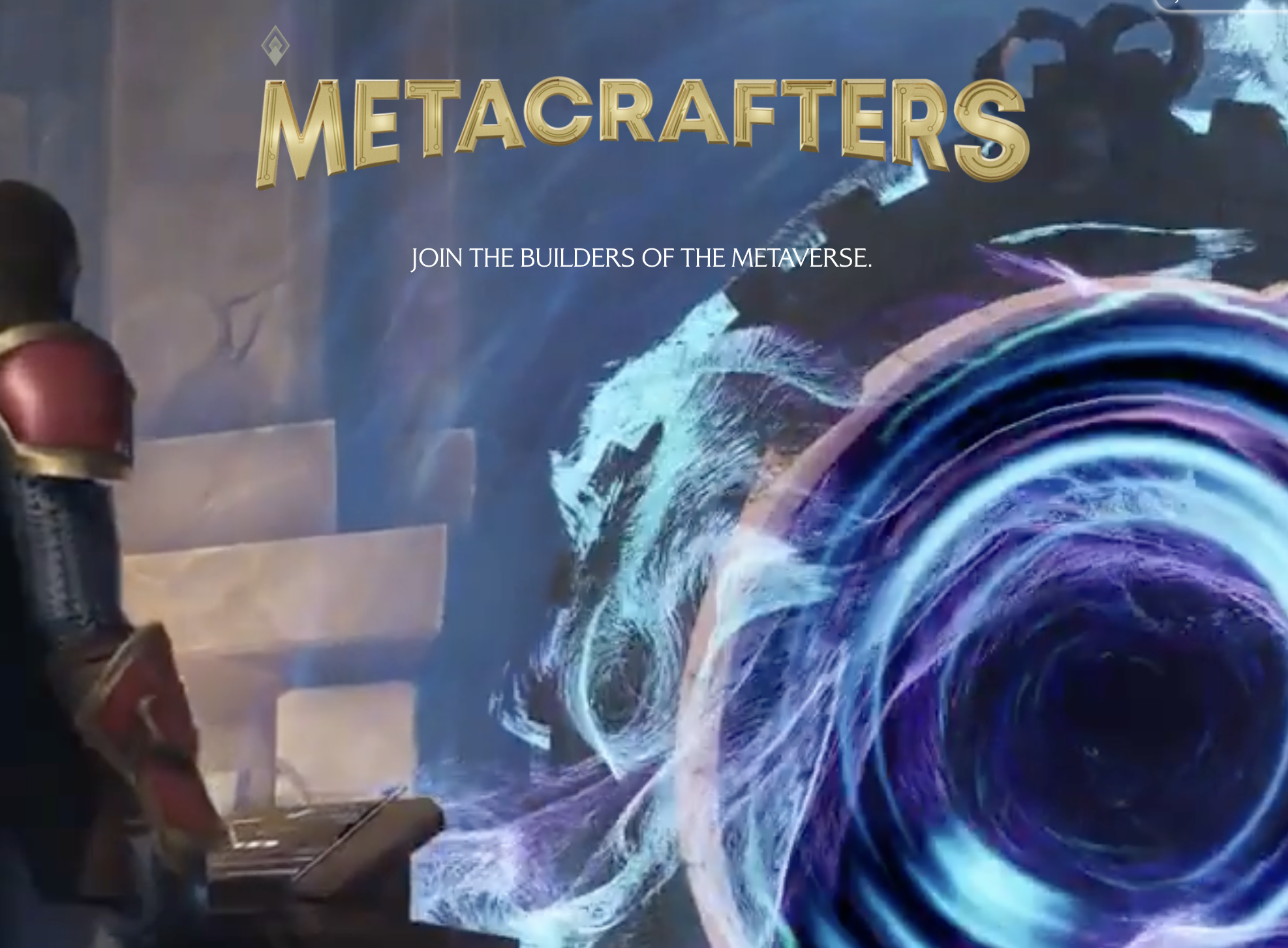 Screenshot of the Metacrafters site
